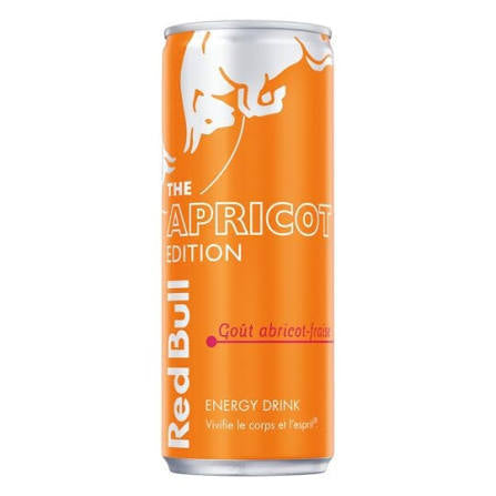 Red bull abricot fraise
