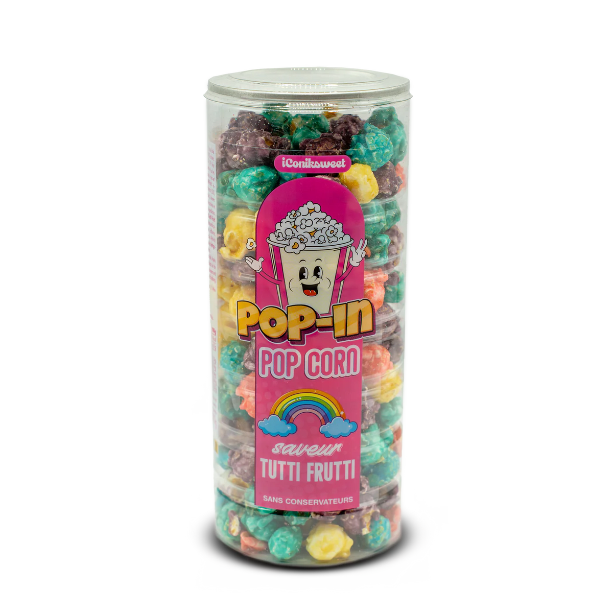 iConiksweet - Pop-In Pop Corn Saveur Tutti Frutti