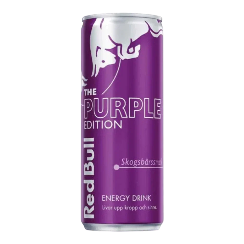Red Bull Purple Edition Skogsbärssmak - Red Bull Edition Violet Baies Sauvages