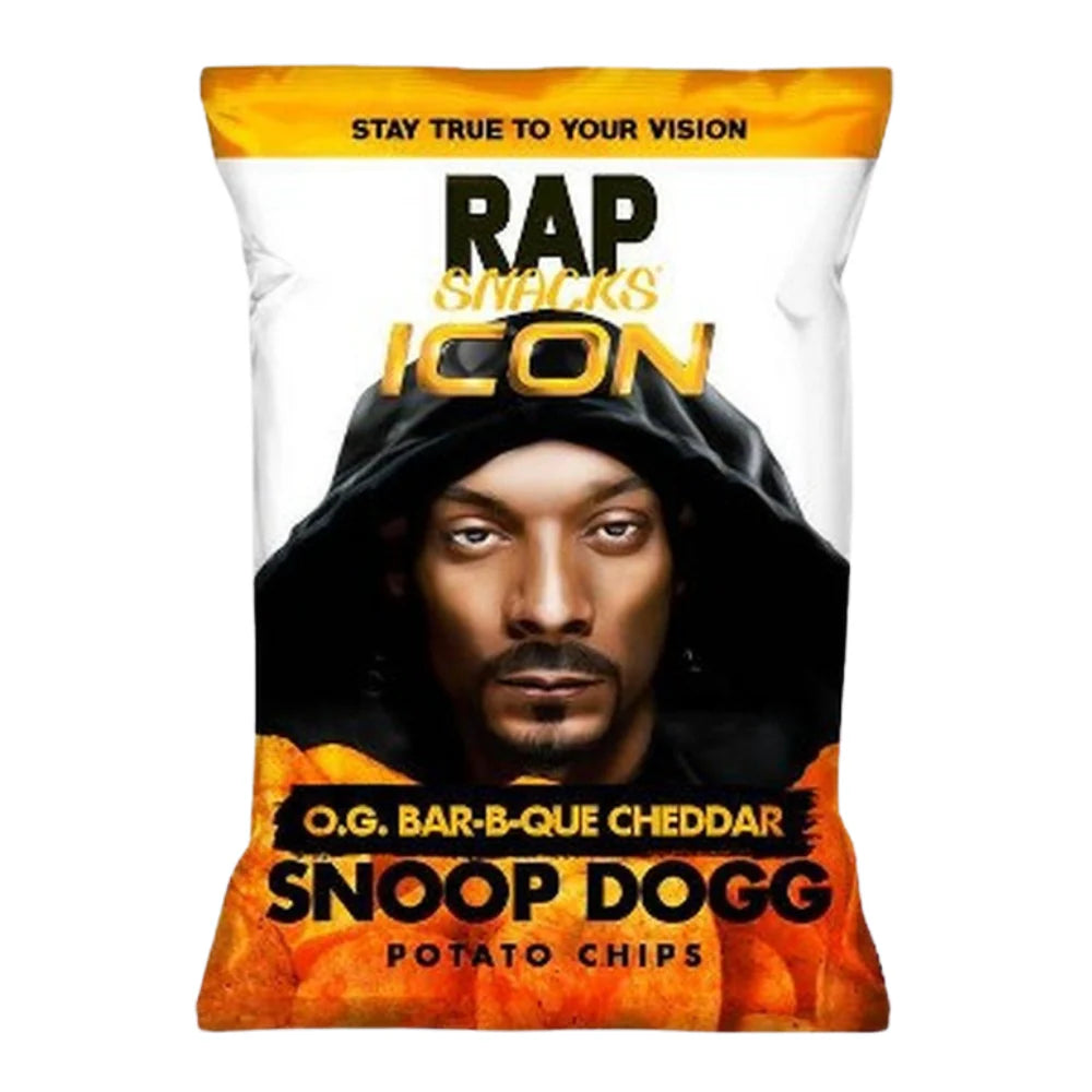 Rap Snacks Chips Snoop Dogg BBQ & Cheddar