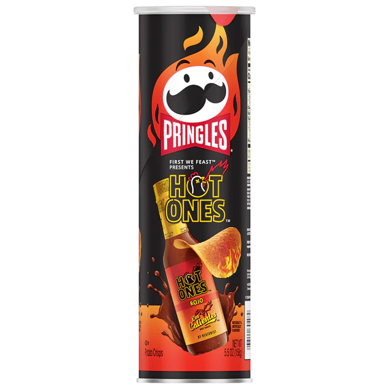 Pringles Hot Ones Rojo