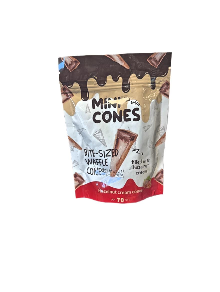 Mini Cones Hazelnut Cream