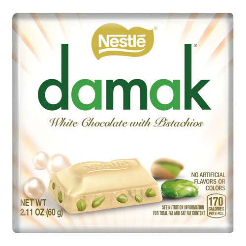Damak Chocolat Blanc Pistache