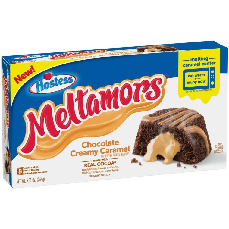 Hostess Meltamors Chocolate Creamy Caramel