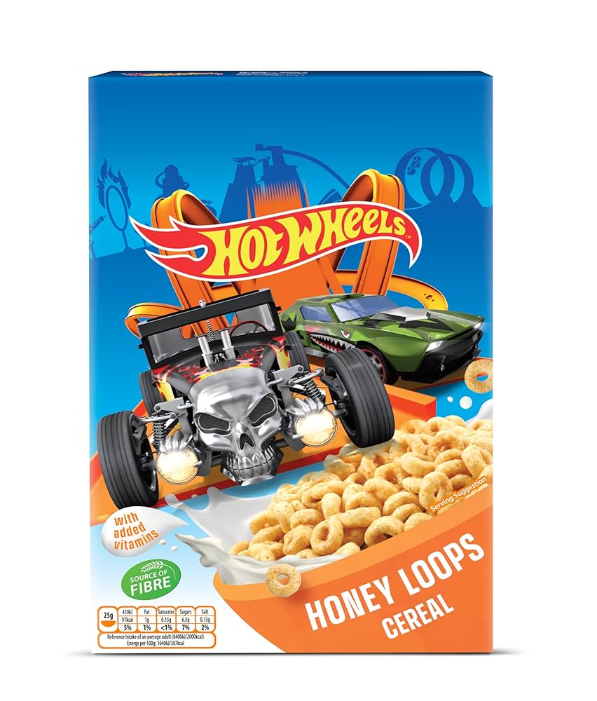 Hot Wheels Honey Loops Cereal