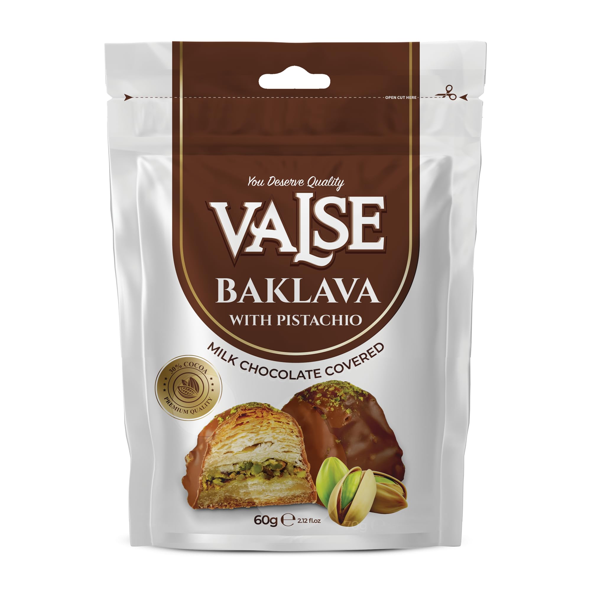 Valse Baklava Pistache Chocolat au Lait