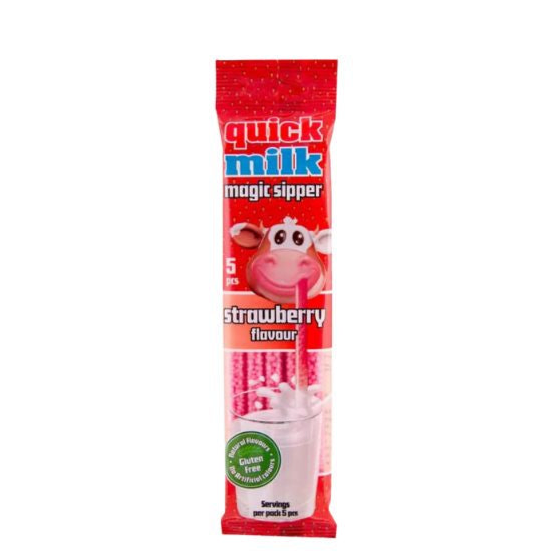 Quick Milk Paille Saveur Strawberry