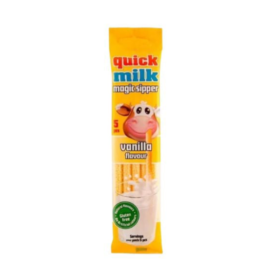 Quick Milk Paille Saveur Vanille