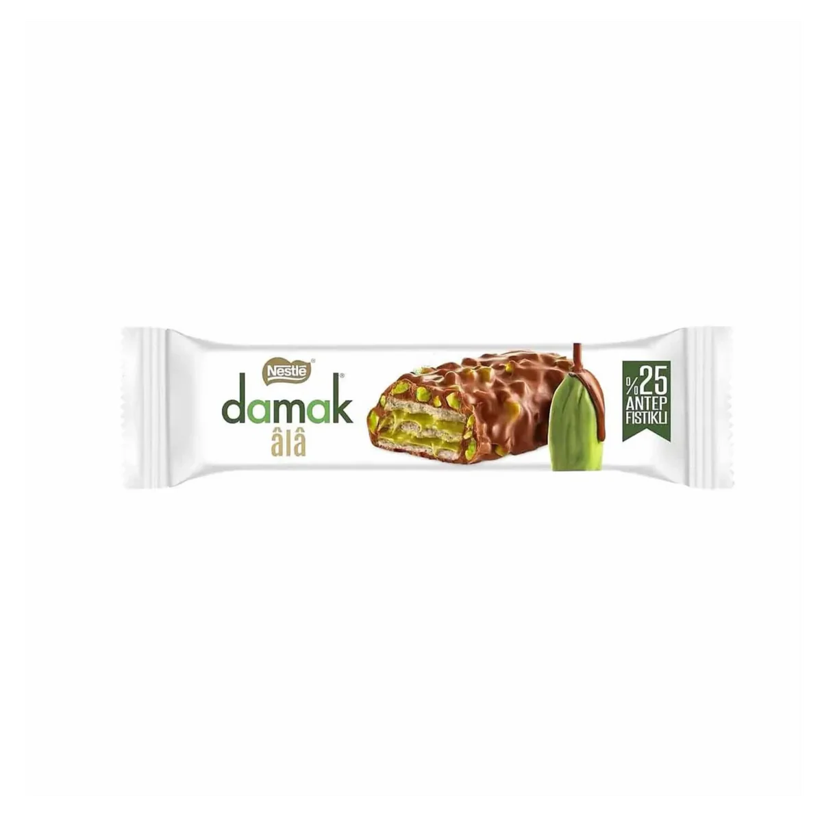 Damak Crunchy – Chocolat au Lait Pistache