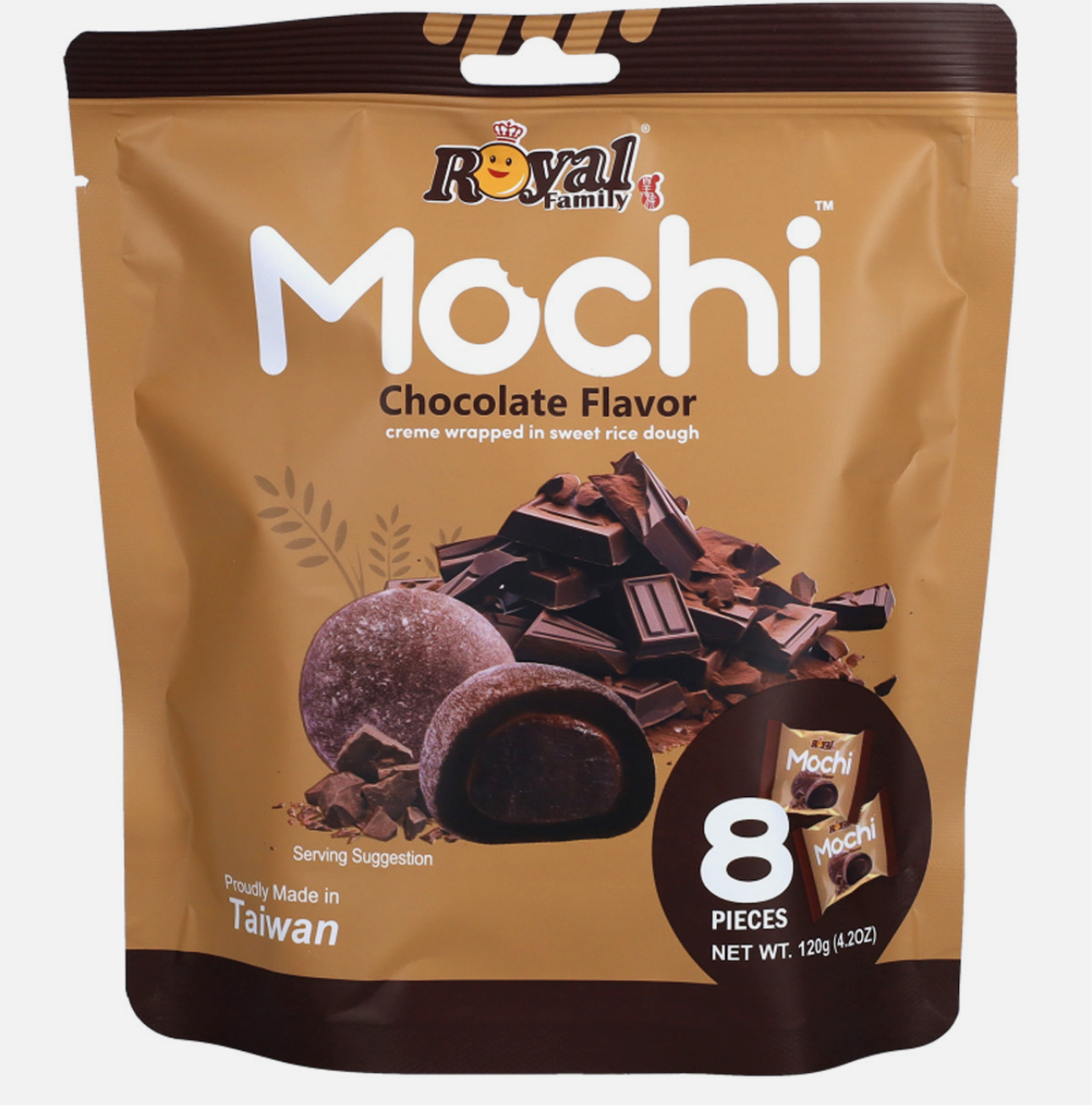 Royal Family Mochi Chocolate Avec Garniture Crémeuse