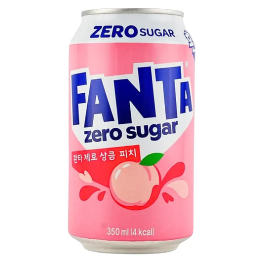 Fanta Korea Zero Sugar Peach