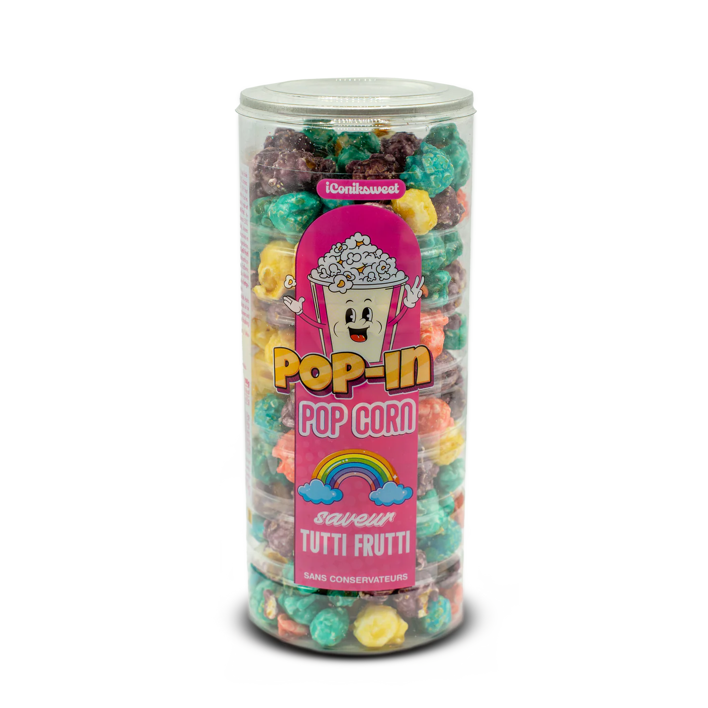 iConiksweet - Pop-In Pop Corn Saveur Tutti Frutti