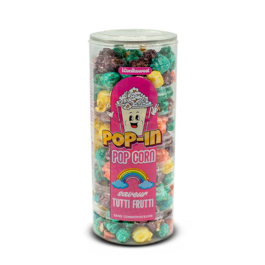 iConiksweet - Pop-In Pop Corn Saveur Tutti Frutti
