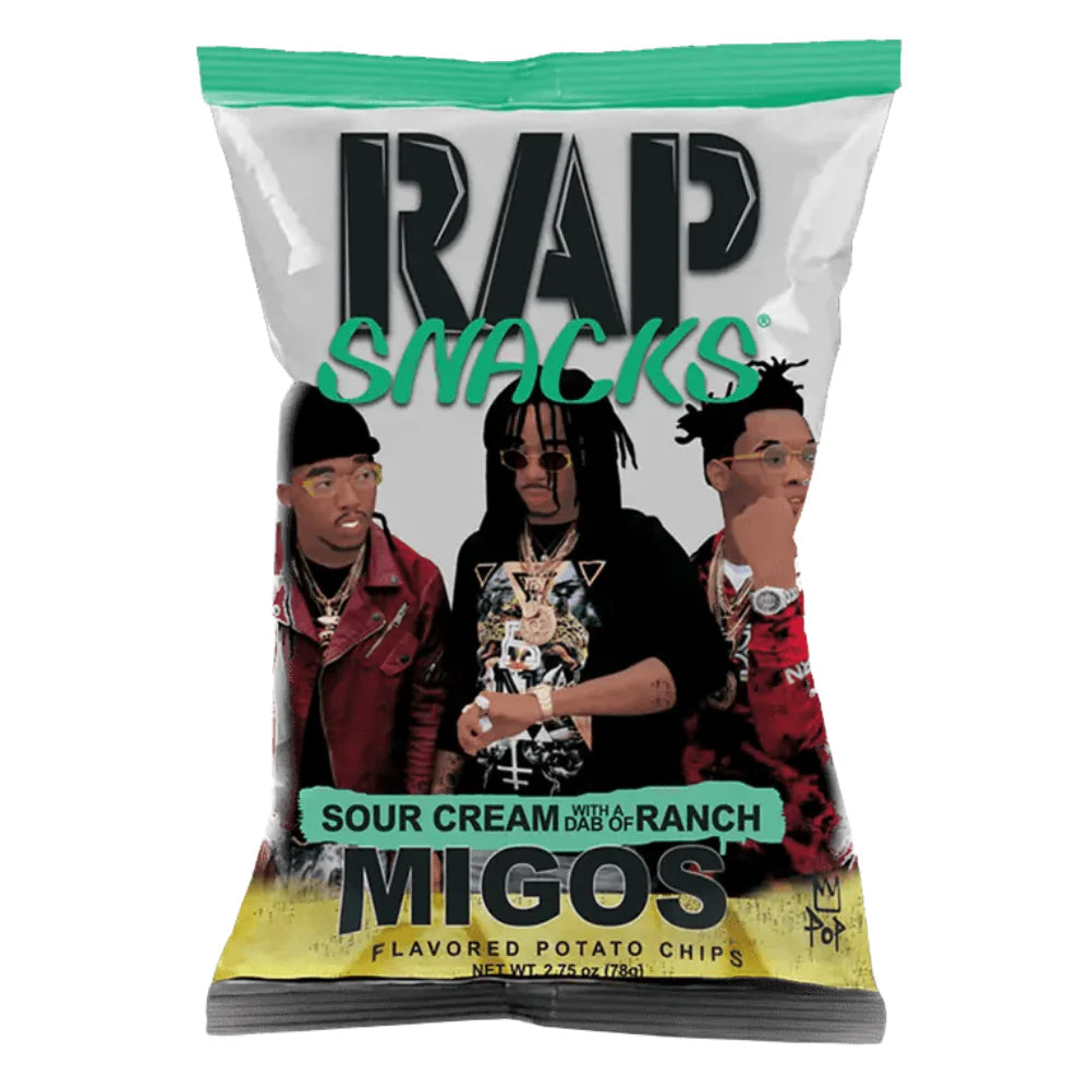 Rap Snacks Chips Migos Sour Cream & Ranch