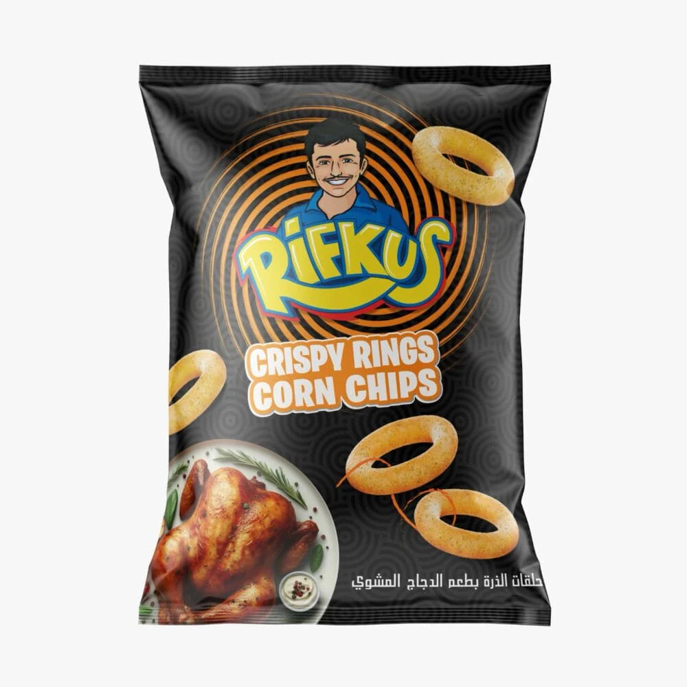 Rifkus Crispy Rings Corn Chips Poulet