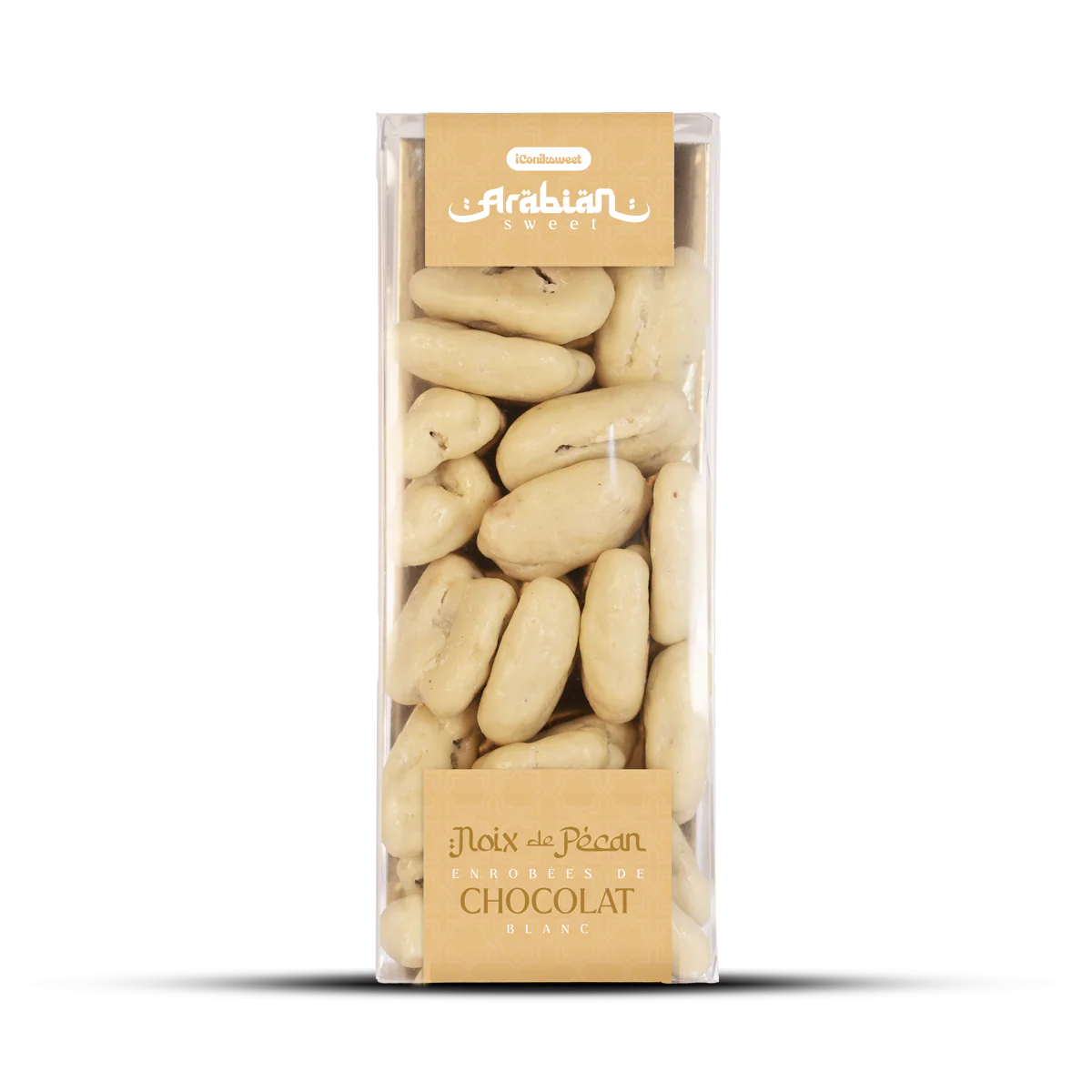 iConiksweet – Arabian Sweet – Noix de pécan enrobées de chocolat blanc 100g