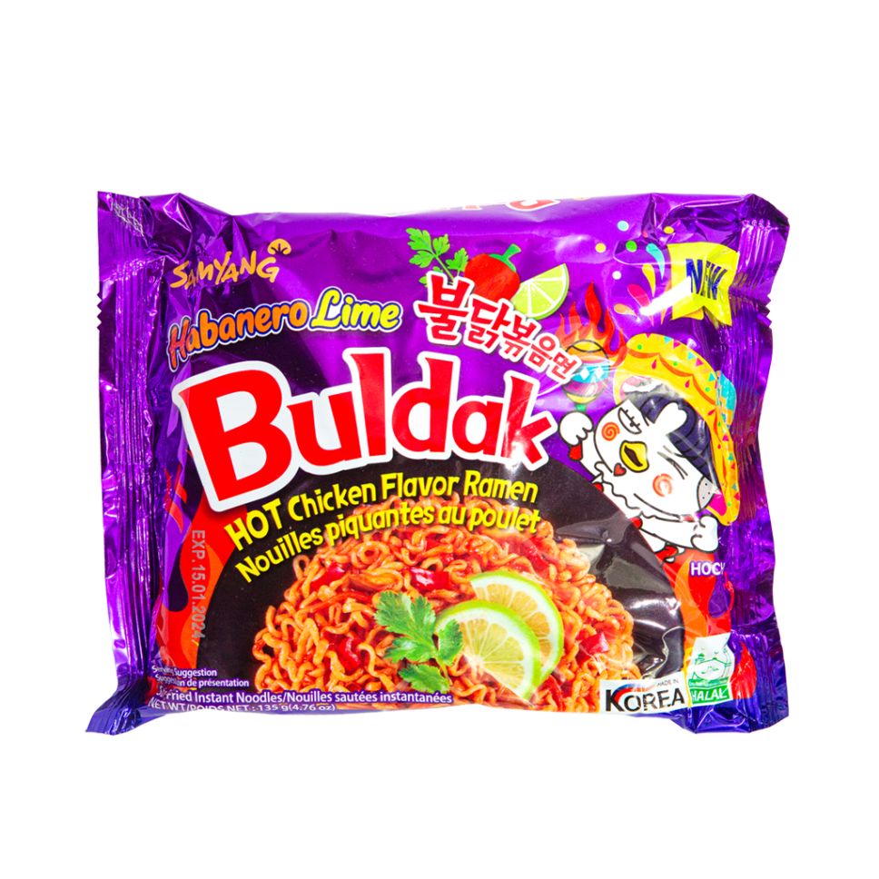 Buldack Ramen Hot Chicken Habanero Lime Samyang